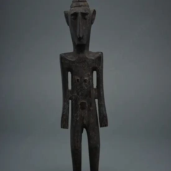African wooden figure,